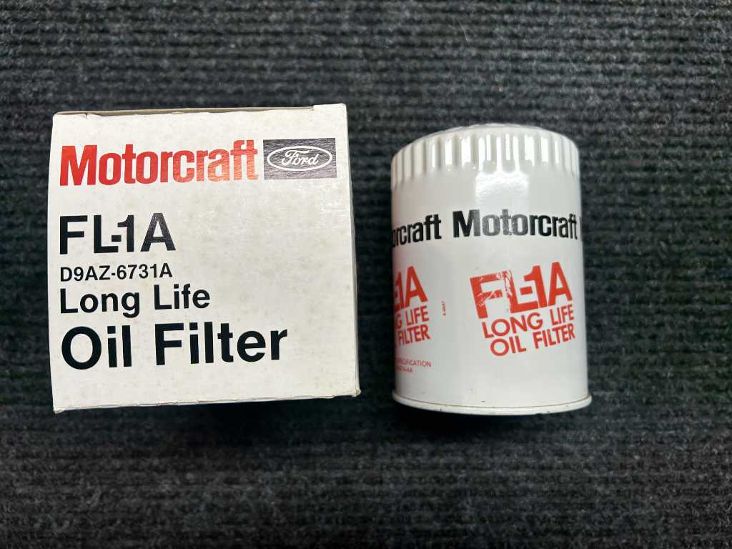Motorcraft FL-1A filter embossed - D9AZ-6731A - Qty 2 - Image 2